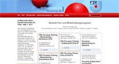 Desktop Screenshot of focusing.de